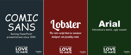 #worstFontsEver