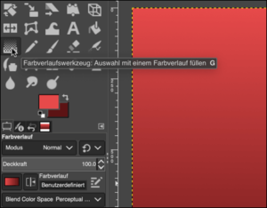 Gimp Farbverlauf