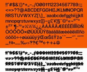 Font: Sans Control